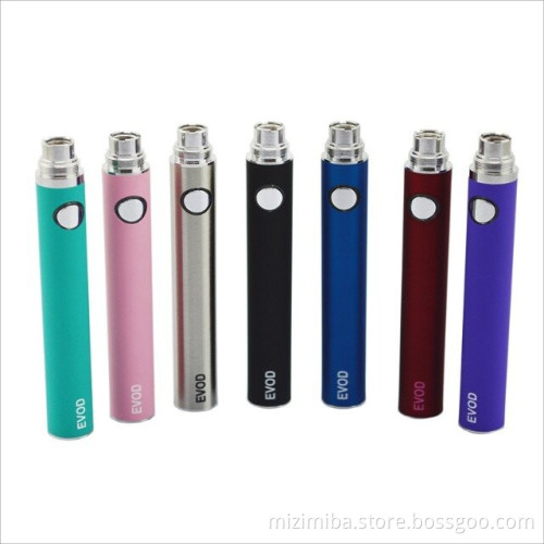 E-cig Rechargeable EVOD Battery, 650, 900, 1,100mAh